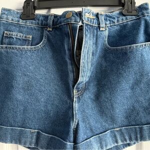 American Apparel Classic Blue Jean Shorts